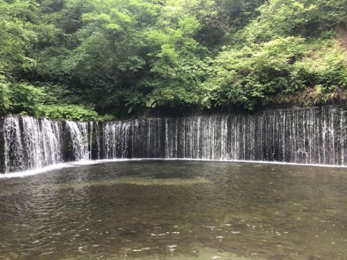 軽井沢　白糸の滝