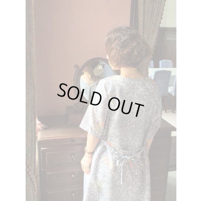 画像5: 半袖ワンピース（9〜11号）前タックワンピース、着物リメイク、着物リメイクワンピース、和柄、オリジナル、1点もの