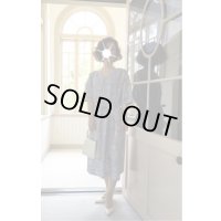 半袖ワンピース（9〜11号）前タックワンピース、着物リメイク、着物リメイクワンピース、和柄、オリジナル、1点もの
