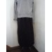 画像4: バイカラースカート（着物リメイク、縮緬、オンリーワン、希少価値あり、和柄）