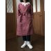画像4: ガウンコート（9号）着物リメイク、紬、絹、一点物、オリジナル、和柄、モダン、レトロ、ピンクコート、お洒落コート