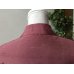 画像11: ガウンコート（9号）着物リメイク、紬、絹、一点物、オリジナル、和柄、モダン、レトロ、ピンクコート、お洒落コート