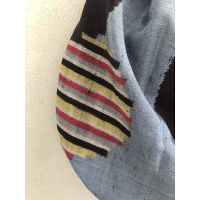 画像5: バンブーバッグ（着物リメイク、オリジナル、希少価値あり、昭和レトロ、ヴィンテージ、クラシカル、銘仙、ドット、カラフルドット、絹）