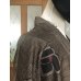 画像8: ガウンコート（9号）着物リメイク、着物リメイクコート、紬コート、絹コート、一点物、オリジナル、オリジナルコート、和柄、和柄コート、モダンコート、レトロコート、粋なコート、個性的、茶色いコート、和柄コート、着物コート）