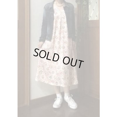 画像9: フロントタックワンピース9〜11号（着物リメイク、着物リメイクワンピース、フレンチスリーブワンピース、シンプルワンピース、ナチュナルワンピース、白いワンピース、古着、オリジナル、希少価値あり、１点もの、絹）