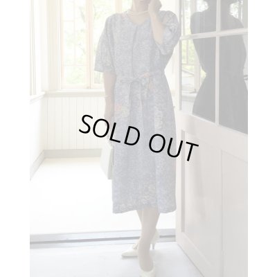 画像3: 半袖ワンピース（9〜11号）前タックワンピース、着物リメイク、着物リメイクワンピース、和柄、オリジナル、1点もの