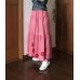 画像7: しぼりティアードスカート（キュート、着物リメイク、着物ヴィンテージ、1点もの、和柄、赤いティアードスカート、絹スカート、モダンスカート、レトロスカート、着物リメイクスカート）