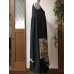 画像9: ハイウエストロングドレス 9〜11号（留袖、オリジナル、和柄、絹素材、1点もの、着物リメイク、着物リメイクドレス、和柄ドレス、ノースリーブドレス、黒いドレス、モダンドレス、フォーマルドレス、パーティードレス）