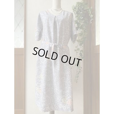 画像9: 半袖ワンピース（9〜11号）前タックワンピース、着物リメイク、着物リメイクワンピース、和柄、オリジナル、1点もの