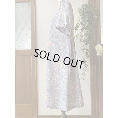 画像7: 半袖ワンピース（9〜11号）前タックワンピース、着物リメイク、着物リメイクワンピース、和柄、オリジナル、1点もの