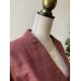 画像10: ガウンコート（9号）着物リメイク、紬、絹、一点物、オリジナル、和柄、モダン、レトロ、ピンクコート、お洒落コート