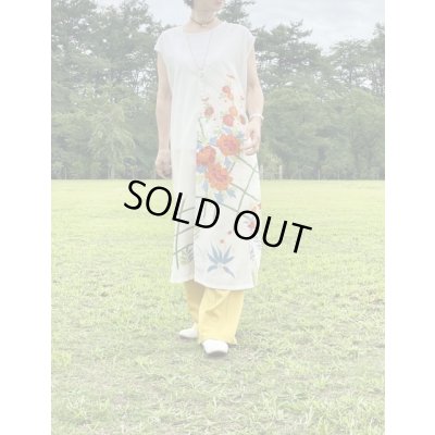 画像4: ロングジレ（着物リメイク、和柄、希少価値あり、オンリーワン、振袖、絽）