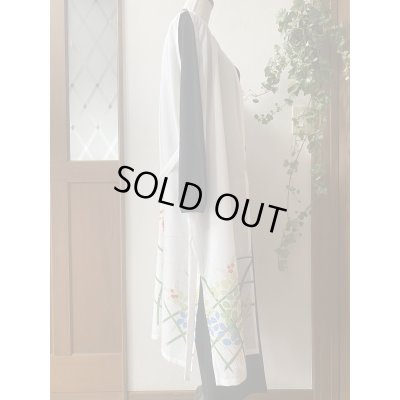 画像14: ロングジレ（着物リメイク、和柄、希少価値あり、オンリーワン、振袖、絽）
