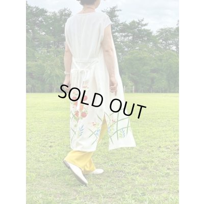 画像5: ロングジレ（着物リメイク、和柄、希少価値あり、オンリーワン、振袖、絽）