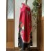 画像7: ハイウエストロングドレス 9〜11号（赤色、オリジナル、椿柄、絹素材、1点もの、着物リメイク、着物リメイクドレス、和柄ドレス、ノースリーブドレス、モダンドレス、フォーマルドレス、パーティードレス、）