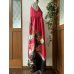 画像6: ハイウエストロングドレス 9〜11号（赤色、オリジナル、椿柄、絹素材、1点もの、着物リメイク、着物リメイクドレス、和柄ドレス、ノースリーブドレス、モダンドレス、フォーマルドレス、パーティードレス、）