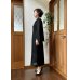 画像12: フレアーワンピース・着物袖風ボレロ 9〜11号（絽、透け感、オリジナル、和柄、絹素材、1点もの、着物リメイク、和柄ドレス、ノースリーブ、モダン、フォーマル、パーティー、）