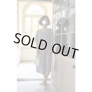 画像: 半袖ワンピース（9〜11号）前タックワンピース、着物リメイク、着物リメイクワンピース、和柄、オリジナル、1点もの