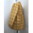画像8: ダブルショートジャケット(9号）着物リメイク、黄八丈、1点物、オリジナル、ショートコート、和柄、絹 (8)