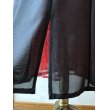 画像9: フレアーワンピース・着物袖風ボレロ 9〜11号（絽、透け感、オリジナル、和柄、絹素材、1点もの、着物リメイク、和柄ドレス、ノースリーブ、モダン、フォーマル、パーティー、） (9)