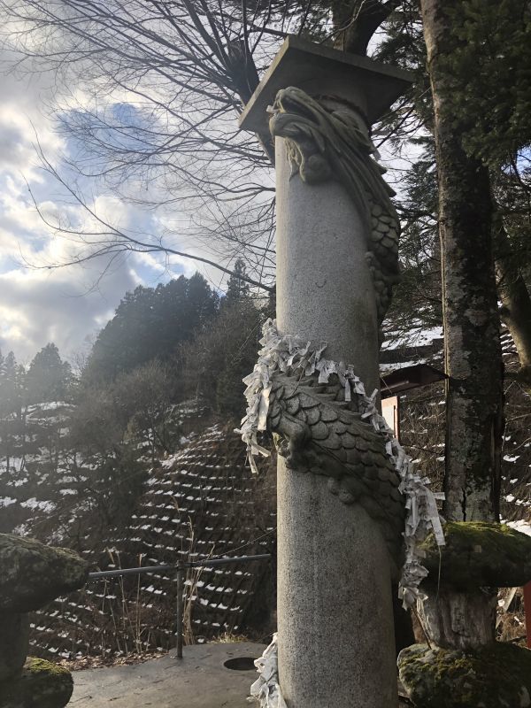 画像: 高龍神社へ